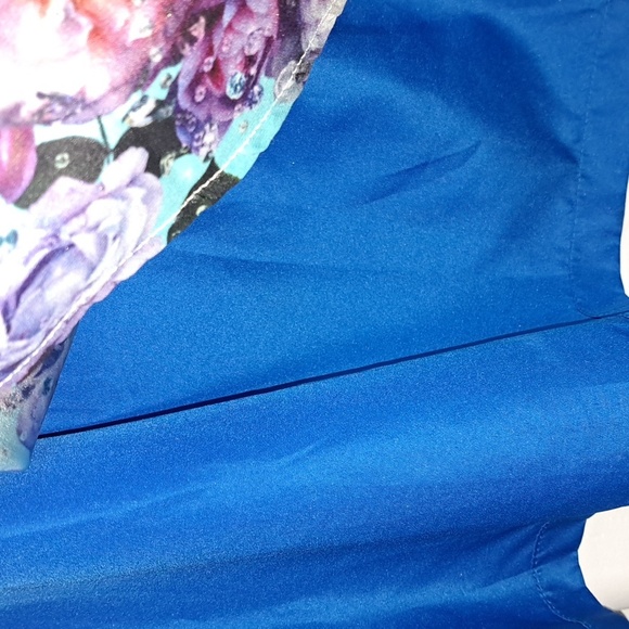 Wyatt Collection Floral Silk Long Sleeve Dress Size Medium - Picture 8 of 14